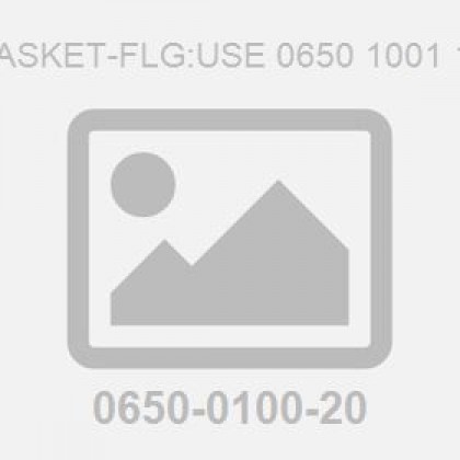 Gasket-Flg:Use 0650 1001 14